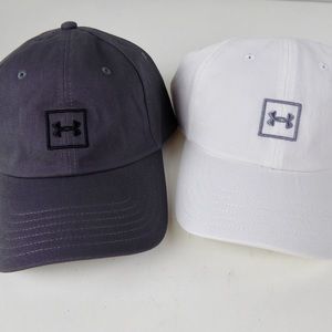Under Armour Twill HeatGear Hat Caps Bundle NWT